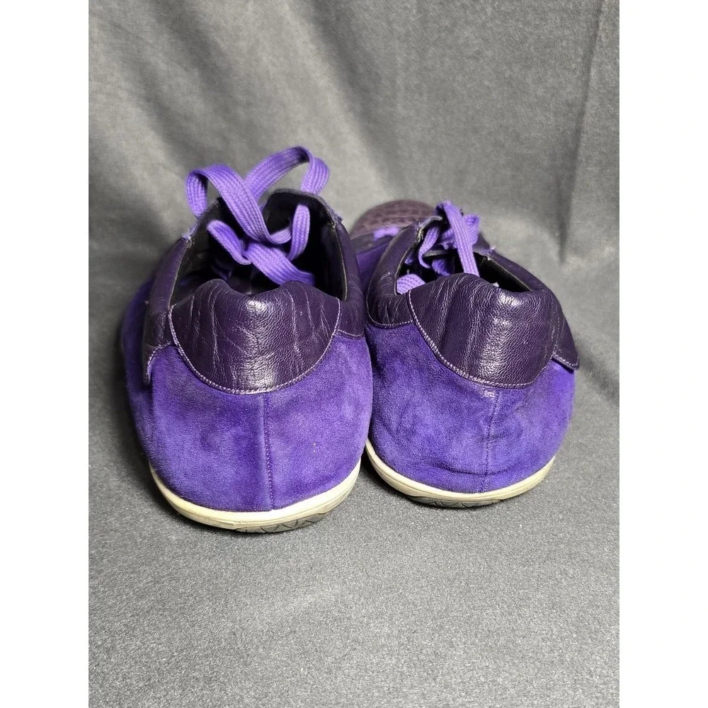 Studio Belvedere Purple Crocodile Leather‎ Dress Shoes Lace up Men's Size 17